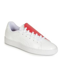 PUMA - Sneakers basse Puma WN BASKET CRUSH.WH-HIBISCU Bianco