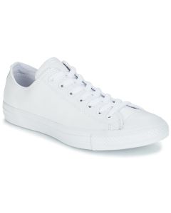 CONVERSE - Sneakers basse Converse ALL STAR MONOCHROME CUIR OX Bianco