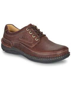 CLARKS - Derby Clarks NATURE THREE Marrone