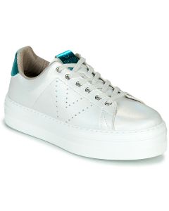 VICTORIA - Sneakers basse Victoria BARCELONA METAL Bianco