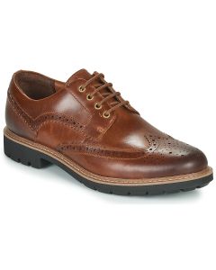 CLARKS - Derby Clarks BATCOMBE WING Marrone