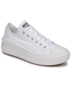 CONVERSE - Sneakers basse Converse CHUCK TAYLOR ALL STAR MOVE CANVAS COLOR OX Bianco