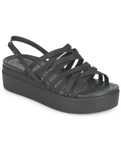 CROCS - Sandali CrocsBROOKLYN STRAPPY LOWWDGW Nero