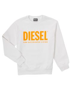 DIESEL - Felpa Diesel SCREWDIVISION-LOGOX Bianco