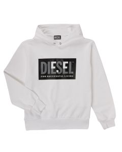 DIESEL - Felpa Diesel SMILEY OVER Bianco