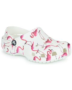 CROCS - Zoccoli Crocs Classic Pool Party Clog K Bianco