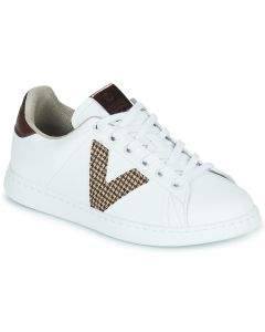 VICTORIA - Sneakers basse Victoria TENIS EFECTO PIEL GALE Bianco