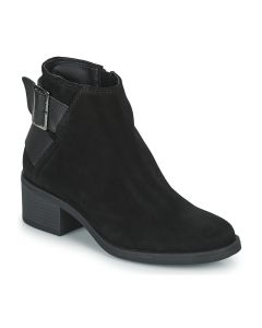 CLARKS - Stivaletti Clarks Memi Buckle Nero