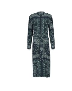 TOMMY HILFIGER - Abito Lungo  Tommy Hilfiger BANDANA VIS MIDI SHIRT DRESS LS Marine