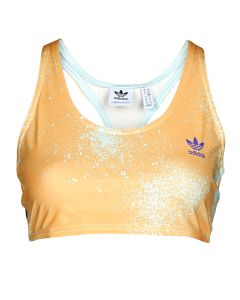 ADIDAS - Reggiseno sportivo adidas AOP BRA TOP Beige