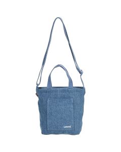 LEVIS - Borsa Shopping Levis MINI ICON TOTE Blu