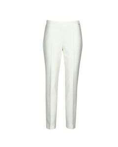 BOSS - Pantalone 5 tasche  Tiluna_sidezip6 Bianco