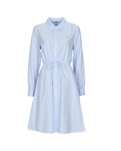 TOMMY HILFIGER - Abito corto Tommy Hilfiger ITHAKA KNEE SHIRT-DRESS LS Blu