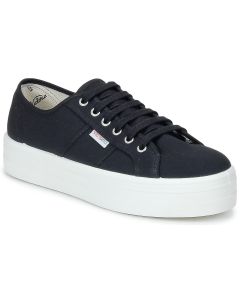 VICTORIA - Sneakers basse Victoria BLUCHER LONA PLATAFORMA Nero