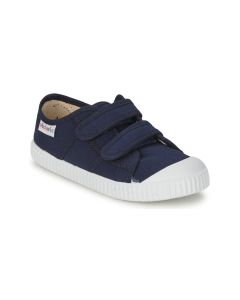 VICTORIA - Sneakers Victoria BLUCHER LONA DOS VELCROS Blu