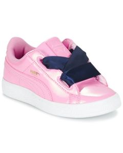 PUMA - Sneakers Puma BASKET HEART PATENT PS Rosa