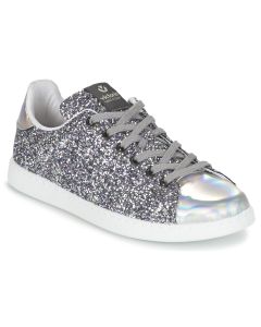 VICTORIA - Sneakers basse Victoria DEPORTIVO BASKET GLITTER Argento