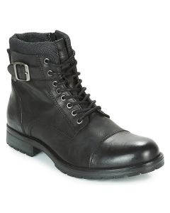 JACK & JONES - Stivaletti Jack & Jones ALBANY LEATHER Nero