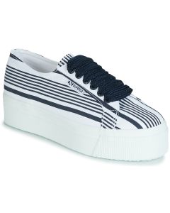 SUPERGA - Sneakers basse Superga 2790 COT MULTI STRIPE W Bianco